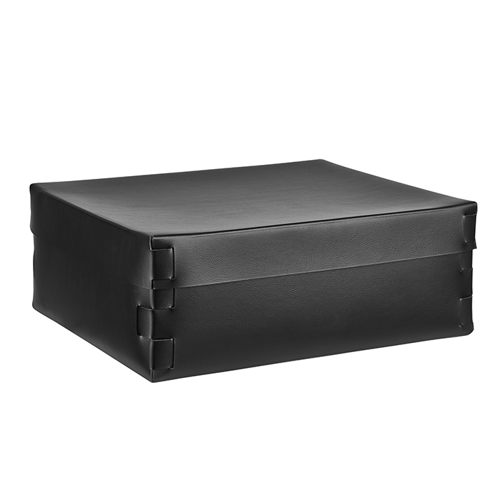 Colombo Adj Коробка Snob 36x30хH13.5см., настольная, цвет: черный/серый