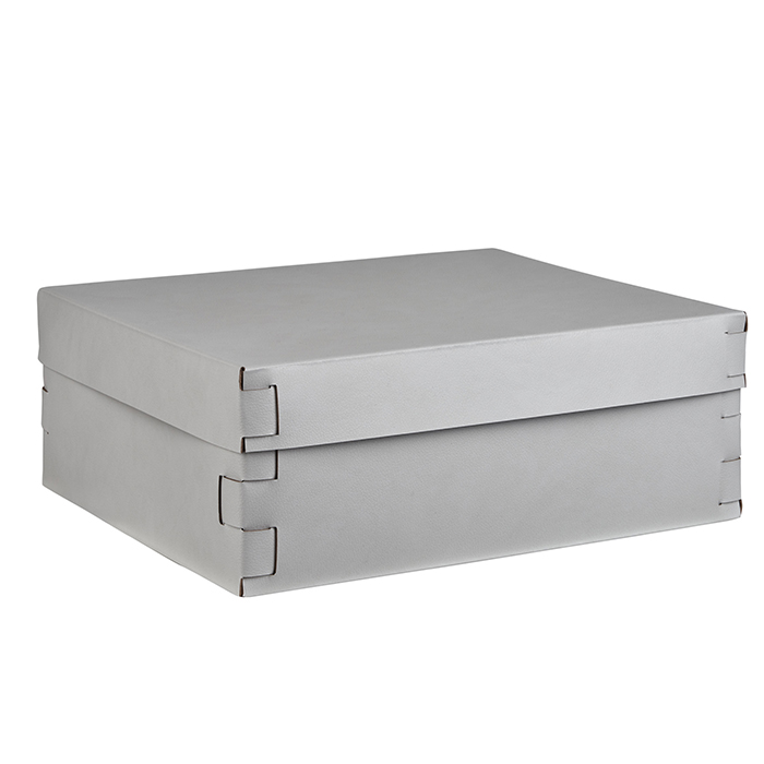 Colombo Adj Коробка Snob 36x30хH13.5см., настольная, цвет: устричный/пепельная роза