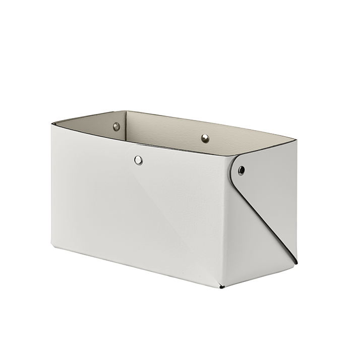 Colombo Adj Коробочка MIU, 7x14H8 см , цвет: белый/панна котта