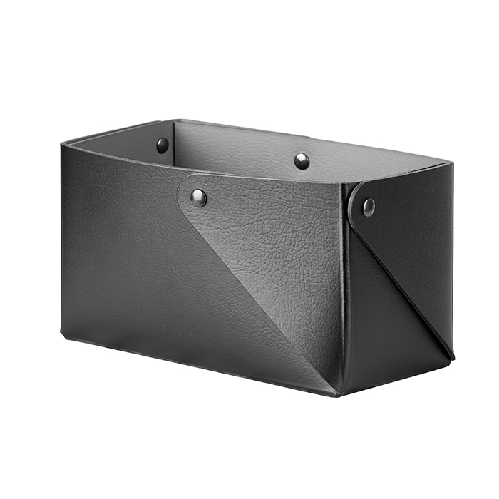 Colombo Adj Коробочка MIU, 7x14H8 см , цвет: черный/серый