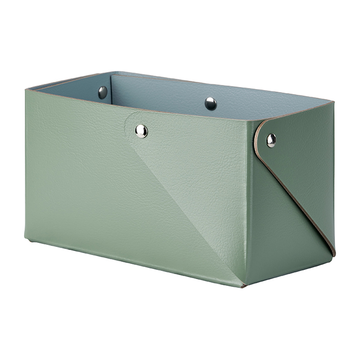 Colombo Adj Коробочка MIU, 7x14H8 см , цвет: эвкалипт/небесный