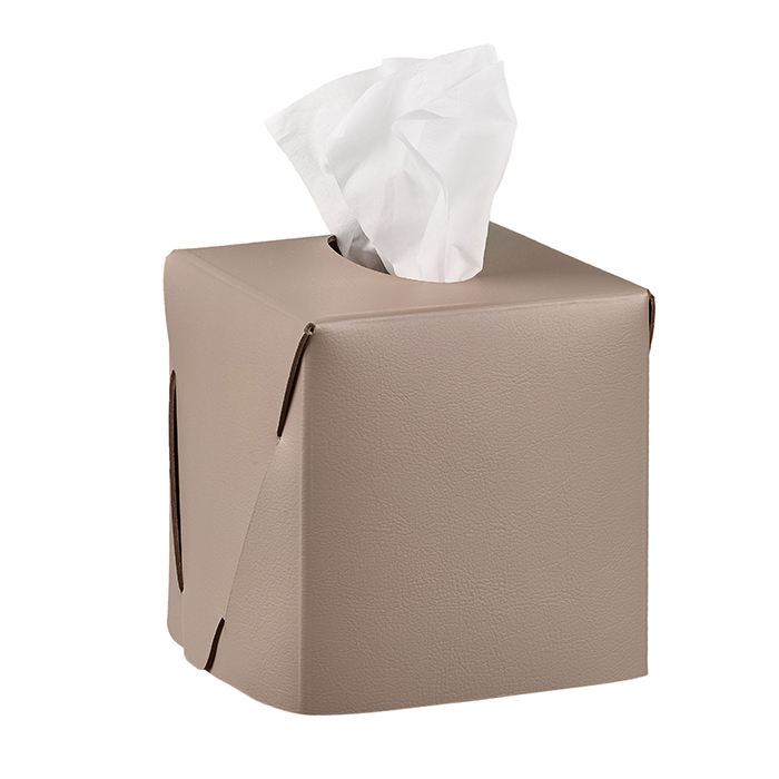Colombo Adj Салфетница Kleenex, 12x12H12 см, цвет: капучино/шоколад