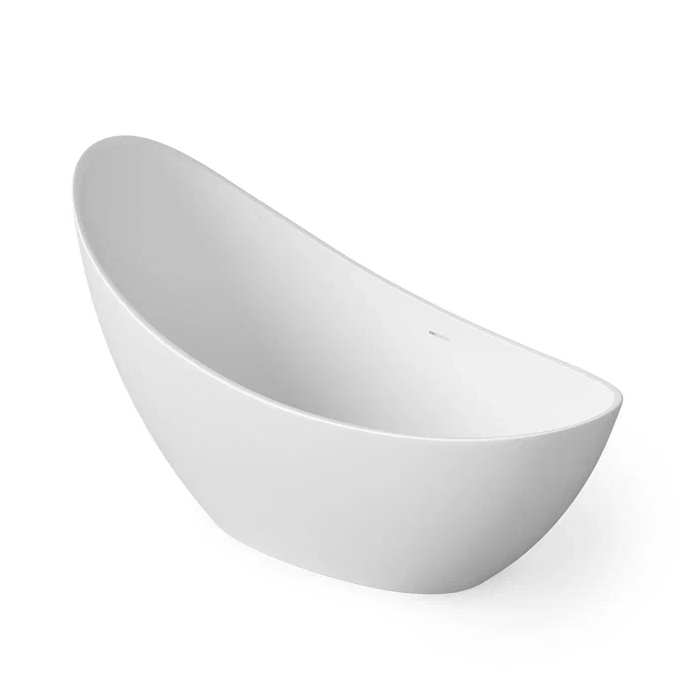Dea Design Elegant Ванна 186x78x94см., отдельностоящая, Solid Surface, цвет: White №18