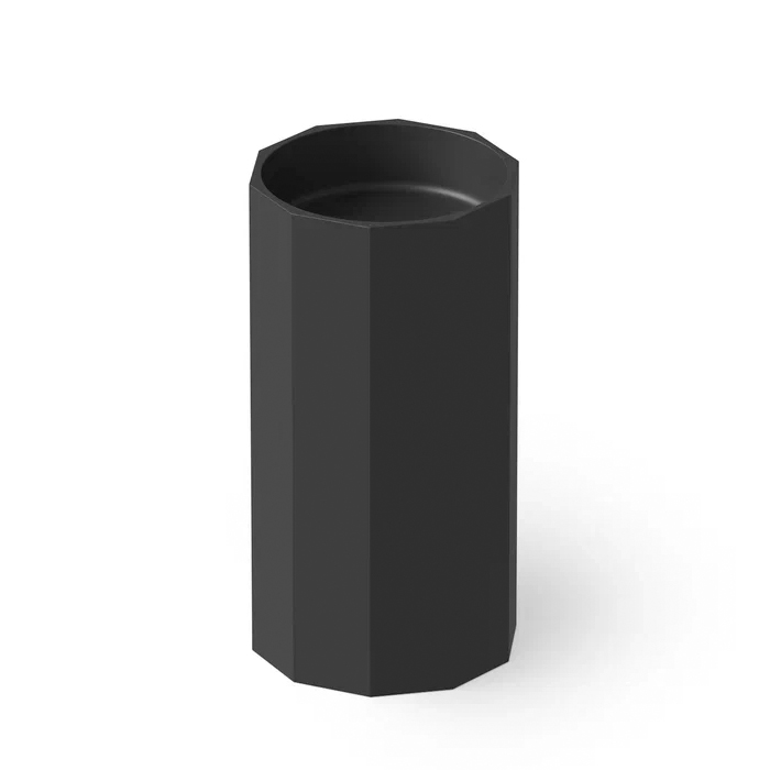 Dea Design Pedestal Basin Раковина 48х45.6х90см., напольная, без отв., Solid Surface, цвет: Black №16
