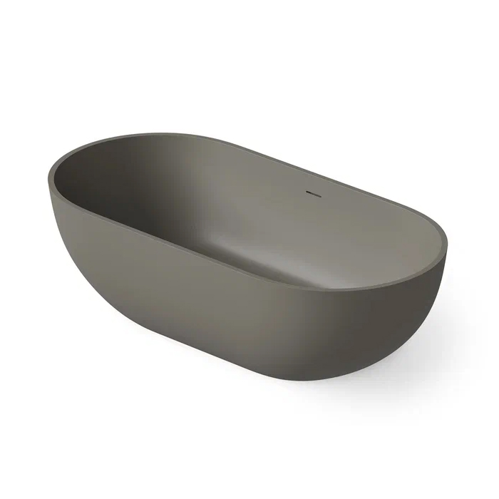 Dea Design Shadow Ванна 165x82x52см., отдельностоящая, цвет: grey