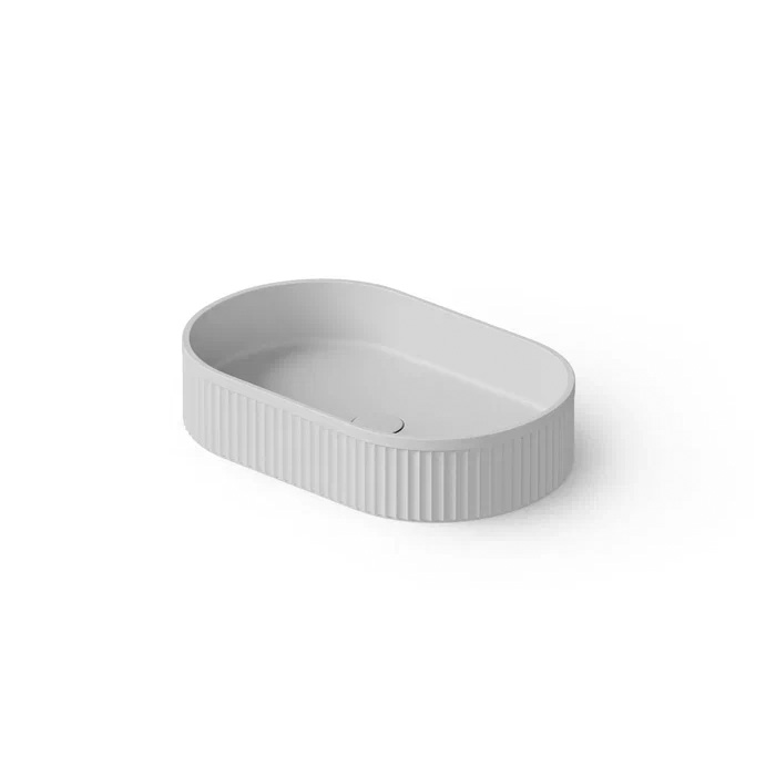 Dea Design Washbasins Раковина 55х35х12см., накладная, без отв., Solid Surface, цвет: White №18