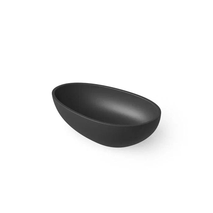 Dea Design Washbasins Раковина 60х36х15.8см., накладная, без отв., Solid Surface, цвет: Black №16
