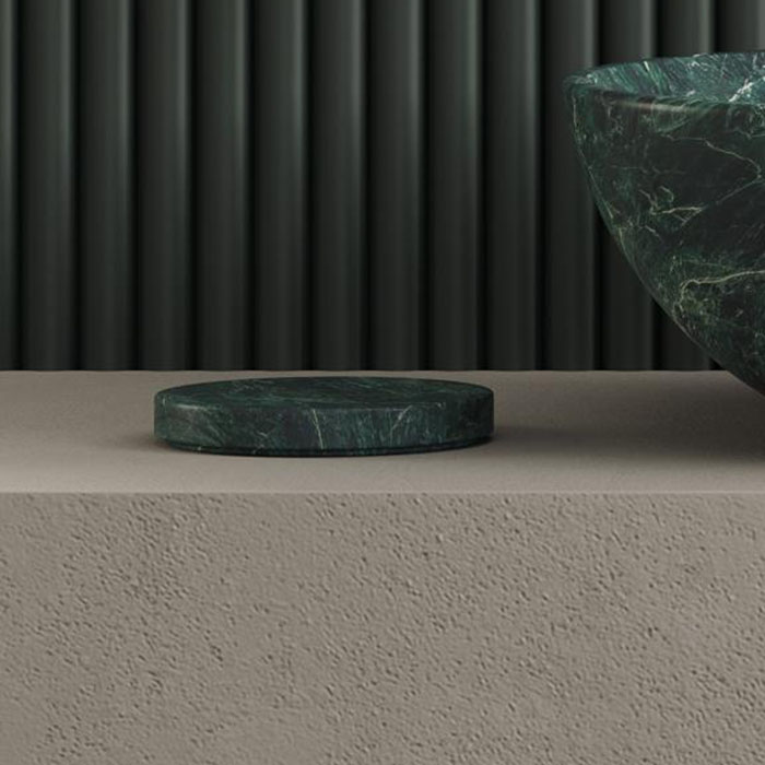 Dea Design Marble Мыльница настольная, из мрамора, цвет: SG Stone Green
