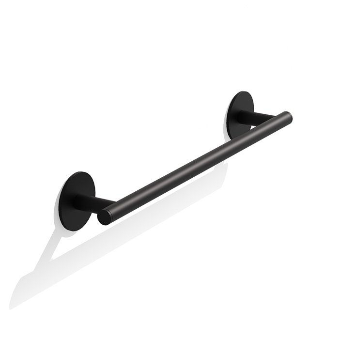 Decor Walther Basic Полотенцедержатель 39см., подвесной, цвет: черный матовый