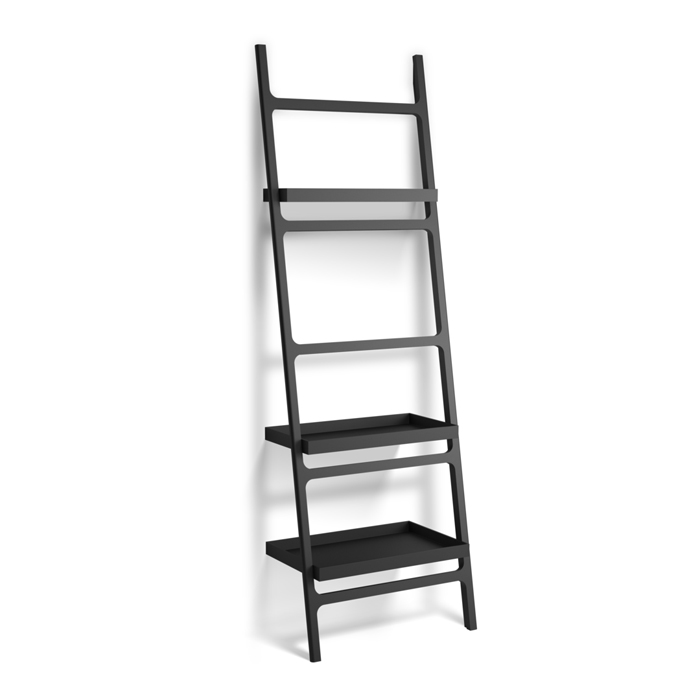 Decor Walther Black Stone HTLA Полотенцедержатель 180x60см, напольный, цвет: черный матовый