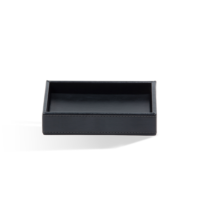 Decor Walther Brownie Tab S Лоток универсальный 12.5x9.5см, настольный цвет: черная кожа