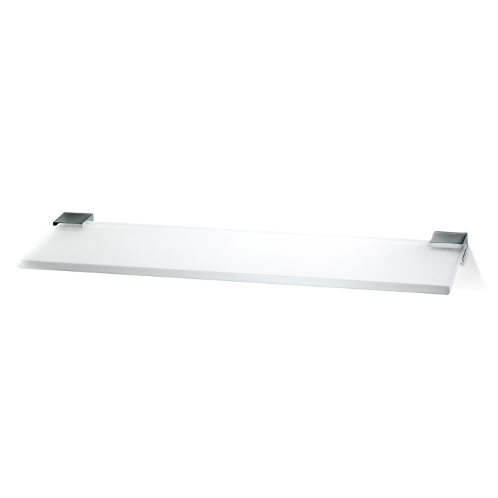 Decor Walther Corner GLA40 Полочка стеклянная 40x12см, подвесная, цвет: хром