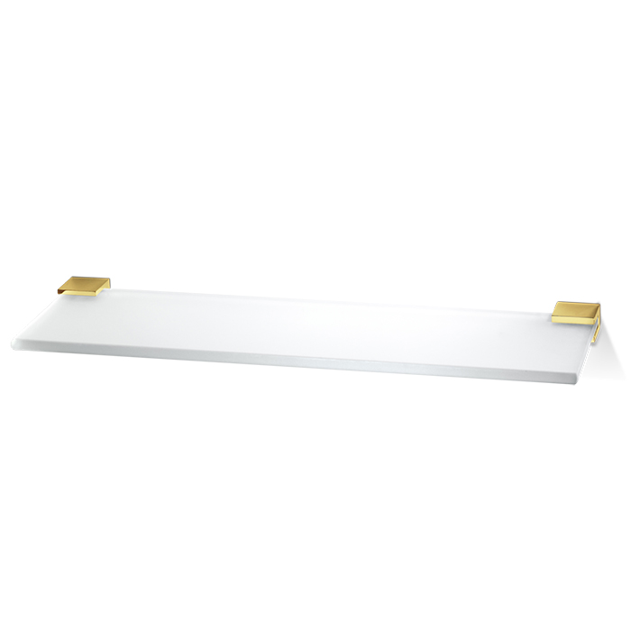 Decor Walther Corner GLA60 Полочка стеклянная 60x12см, подвесной, цвет: золото