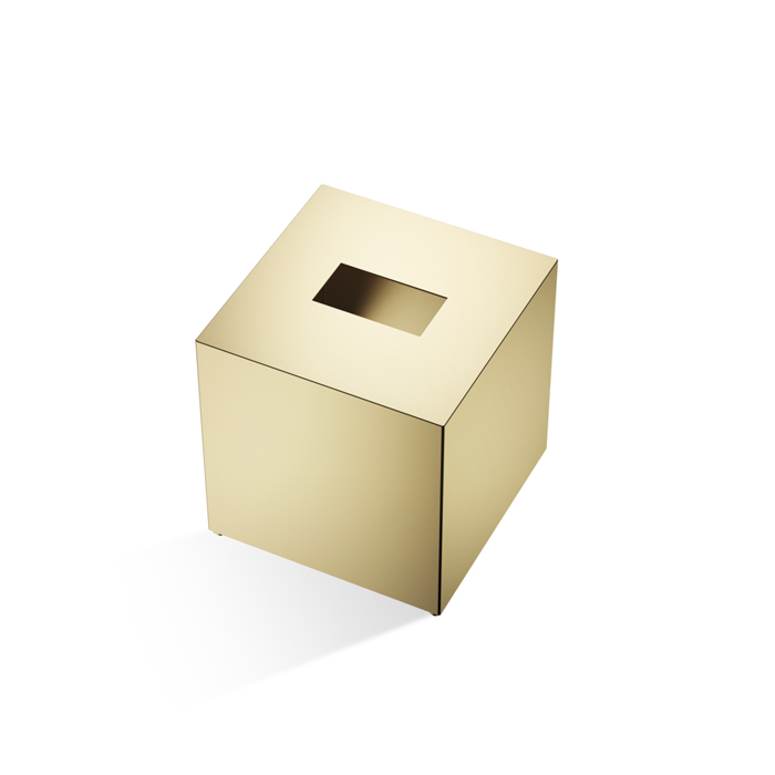 Decor Walther Cube KB 83 Диспенсер для салфеток 13.3x13.3x13.5см, настольный, цвет: золото матовое