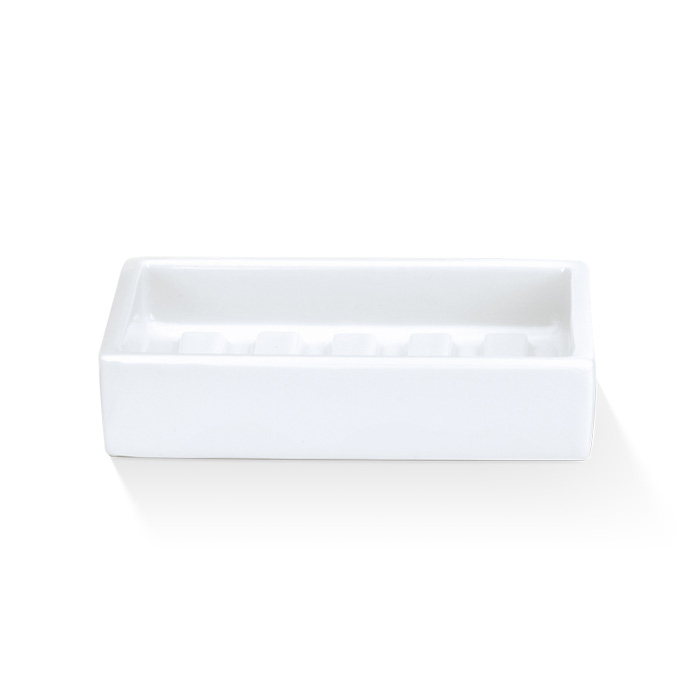 Decor Walther DW 615 Мыльница настольная, фарфор, цвет: белый