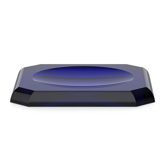 Decor Walther KR KS Kristall Лоток для расчесок, настольный, цвет: Capri Blue