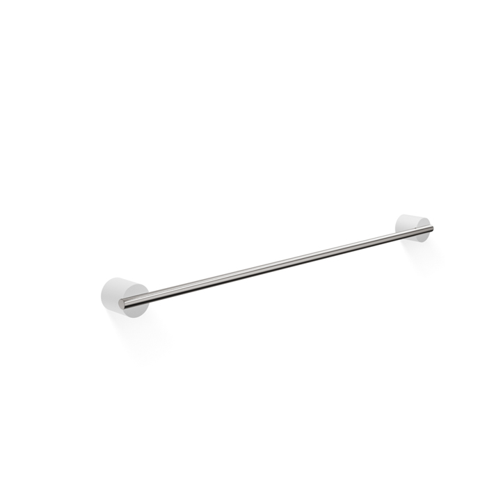 Decor Walther Stone HTE60 Полотенцедержатель 60см, подвесной, цвет: белый / сталь матовая
