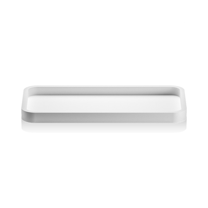 Decor Walther Stone Tab Лоток универсальный 30x14.5см, настольный, цвет: белый