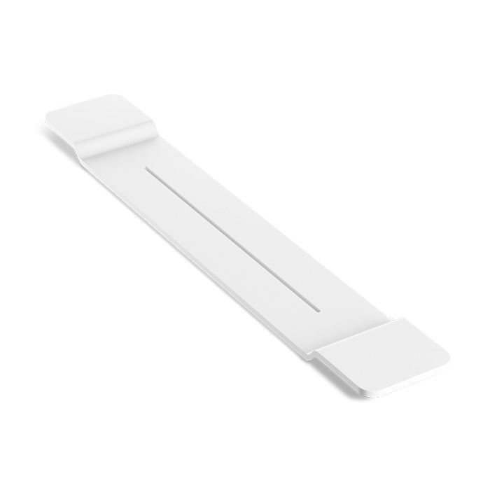 Decor Walther Stone WAN Полка для ванны 95x30см, подвесная, цвет: белый