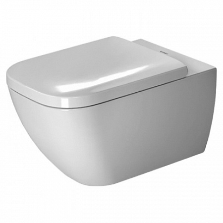 Duravit Happy D.2 Унитаз подвесной 36.5х54см с вертикальным смывом,вкл. крепление Durafix, цвет: белый