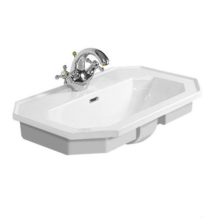 Duravit 1930 Раковина для встраивания сверху, 58х47хН:22.5см., с 1 отв., цвет: белый