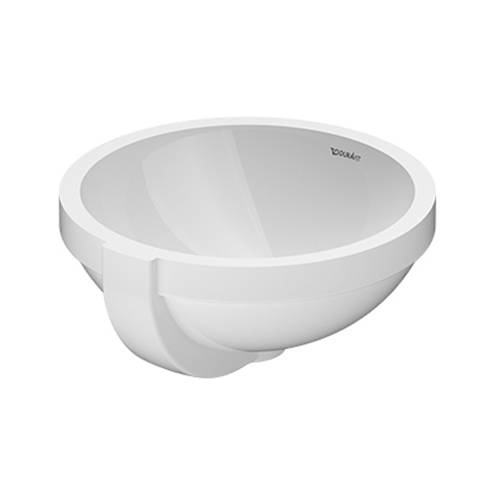 Duravit Architec Раковина встраиваемая Ø36cм., встраиваемая снизу, без отв., с креплением, цвет: белый