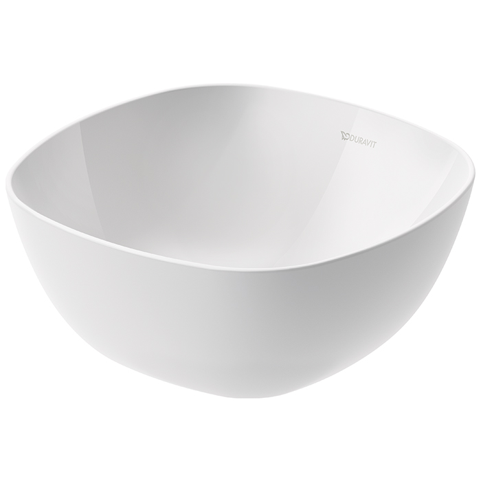 Duravit Aurena Раковина накладная 35x35см., без отв, сифон, HygieneGlaze, цвет: белый глянец