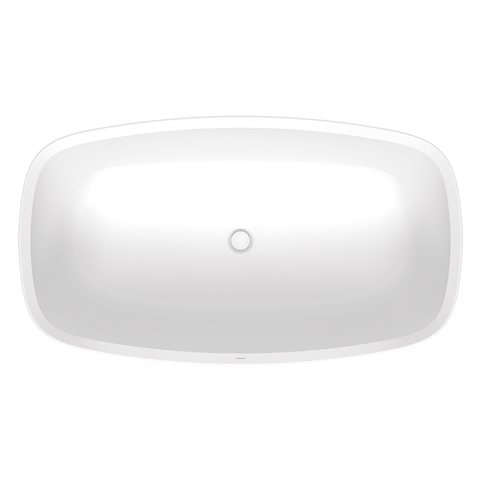Duravit Aurena Ванна свободностоящая 160x90см., из материала DuroCast Plus, ,цвет: белый матовый