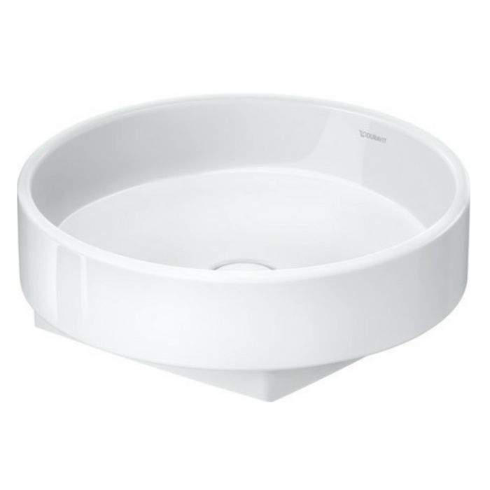 Duravit Balcoon Раковина 45см., накладная, без отв., круглая, без перелива, DuraShield, цвет: белый матовый