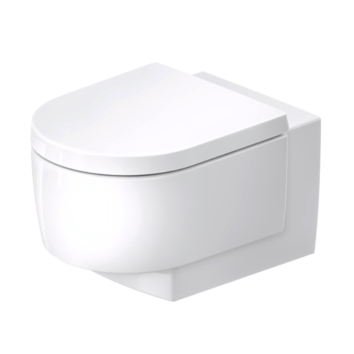 Duravit Balcoon Унитаз 37х54см., подвесной, безободковый, DuraShield, цвет: белый матовый
