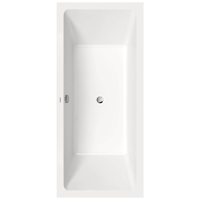 Duravit D.1 Ванна 180х80см., прямоугольная, встроенная, с двумя наклонами спинки, акрил, цвет: белый