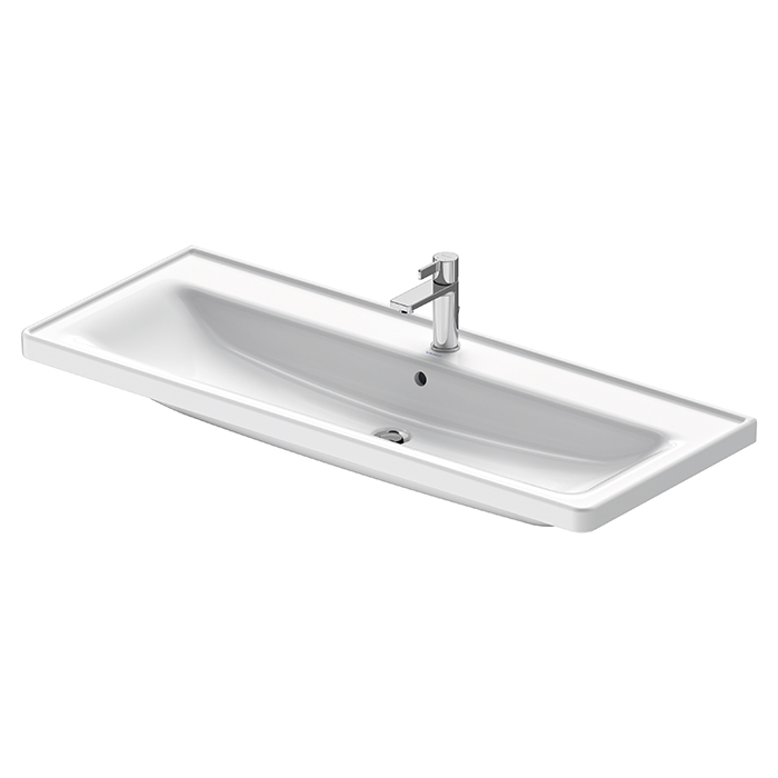 Duravit D-Neo Раковина 120x48см, подвесная, 1 отв., цвет: белый