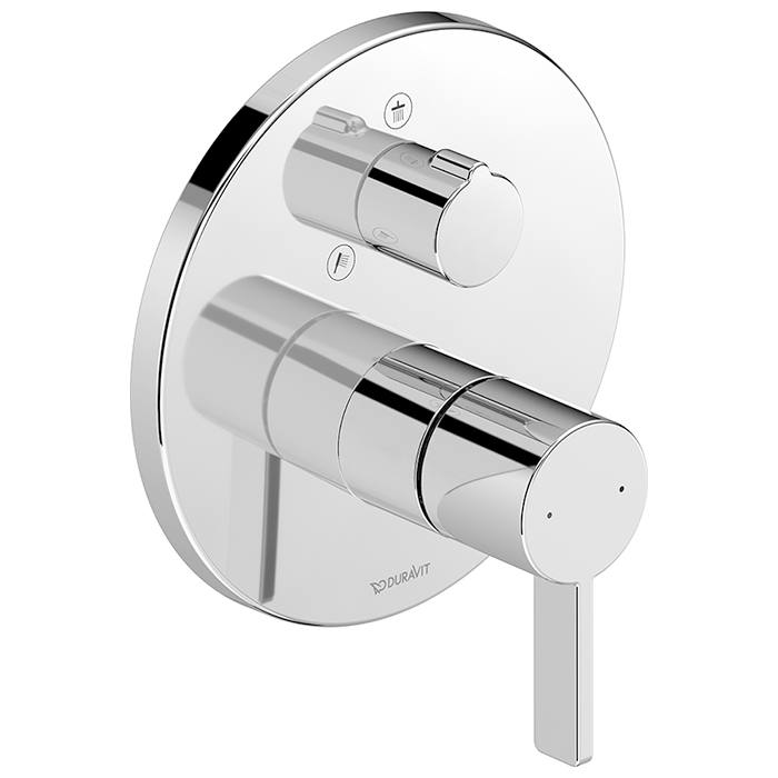 Duravit D-Neo Смеситель для душа, встраиваемый, цвет: хром