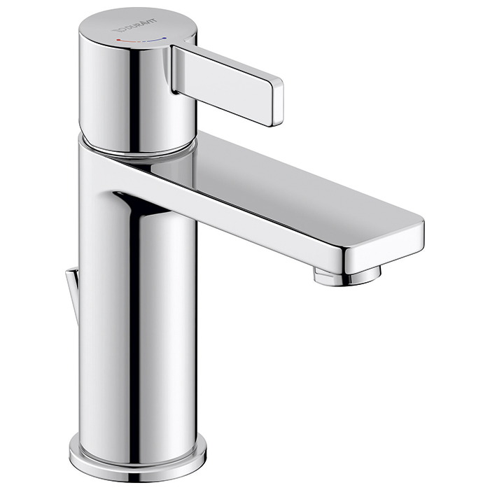 Duravit D-Neo Смеситель для раковины, 1 отв., EcoStart, цвет: хром