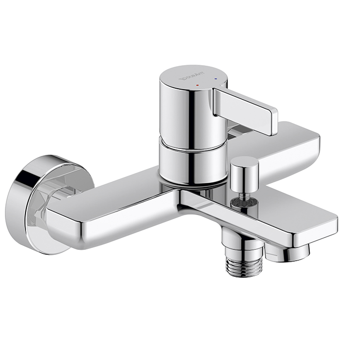 Duravit D-Neo Смеситель для ванны, настенный, цвет: хром