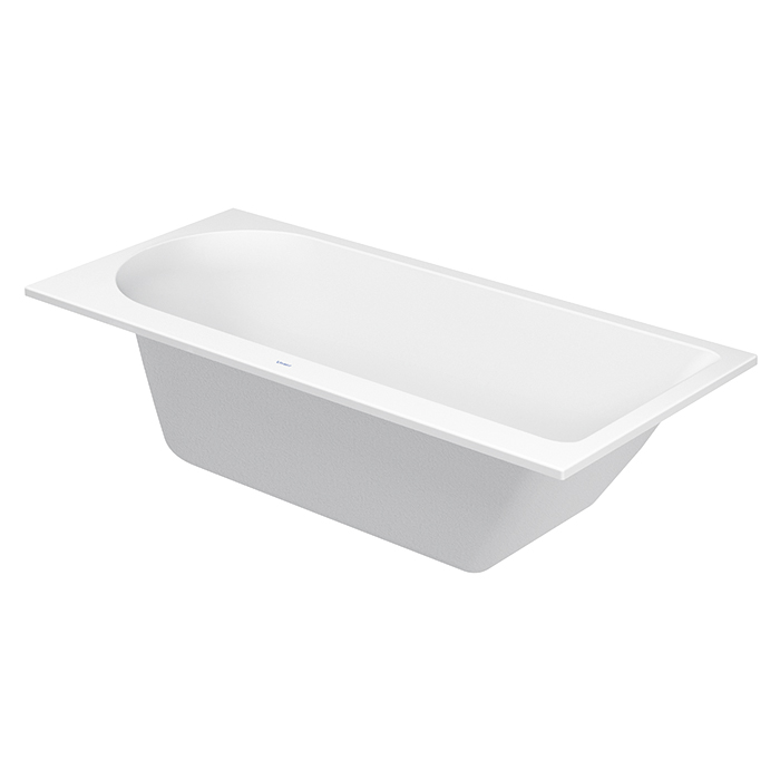 Duravit Darling New  Ванна 170х75x60см, акриловая, прямоугольная встраиваемая или с панелями,с наклоном для спины справа, цвет: белый