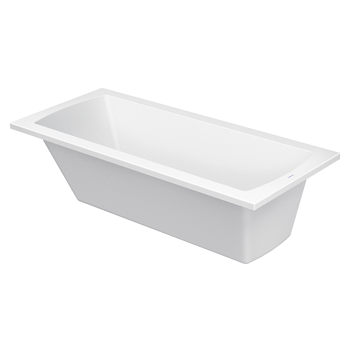 Duravit Daro  Ванна 170х75х46см, акриловая, прямоугольная встраиваемая ,с наклоном для спины , цвет: белый