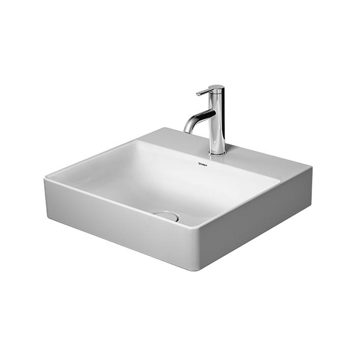 Duravit DuraSquare Раковина подвесная 50х47см, без перелива, с 1 отв., цвет: белый