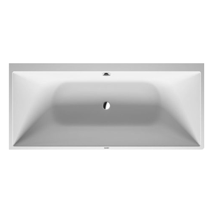 Duravit DuraSquare Ванна 180x80см,  угол левый, с панелью и ножками.с 2 наклонами для спины, цвет: белый