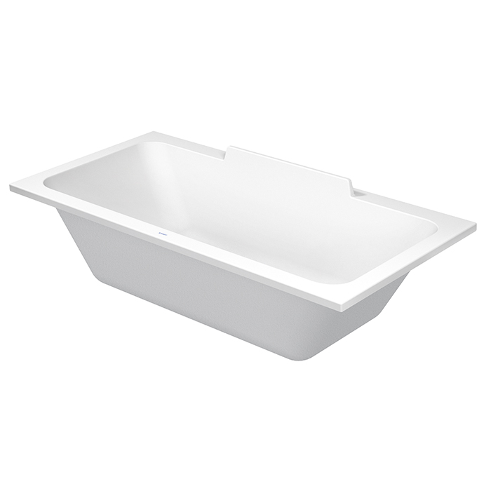 Duravit Durastyle Ванна 190х90см, акриловая, прямоугольная встраиваемая или с панелями, с двумя наклонами для спины, цвет: белый