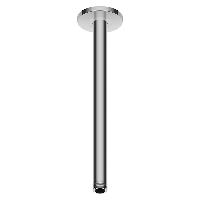 Duravit Душевой кронштейн потолочный круглая накладка, 300 мм/ соединительный патрубок размер DN15, цвет: хром