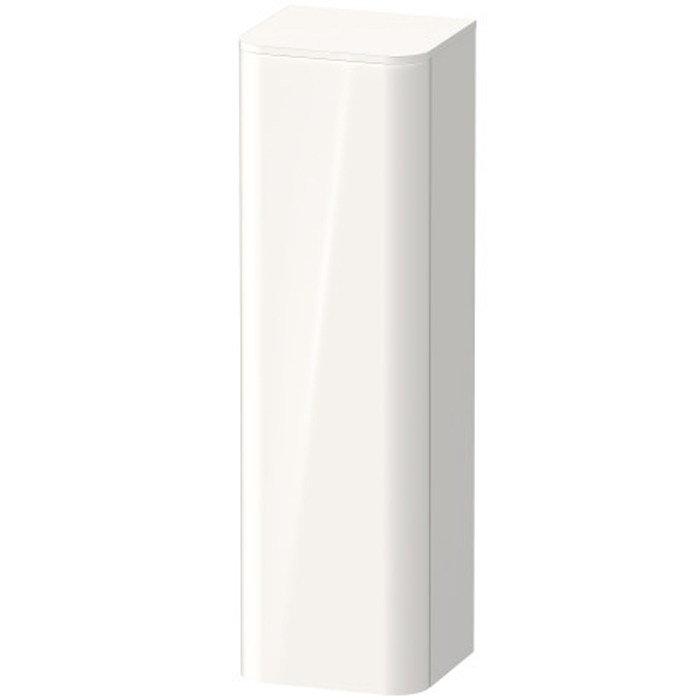 Duravit Happy D.2 Plus Пенал подвесной 133.6x40x36см 1 дверь, 3 стекл. полки, SX, цвет: белый глянцевый
