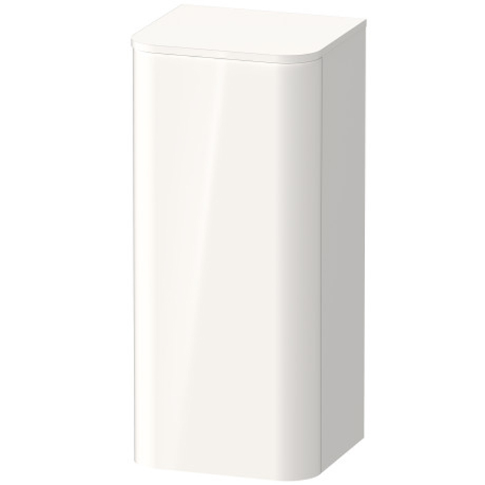 Duravit Happy D.2 Plus Пенал подвесной 88x40x36см 1 дверь, 2 стекл. полки, DX, цвет: белый глянцевый