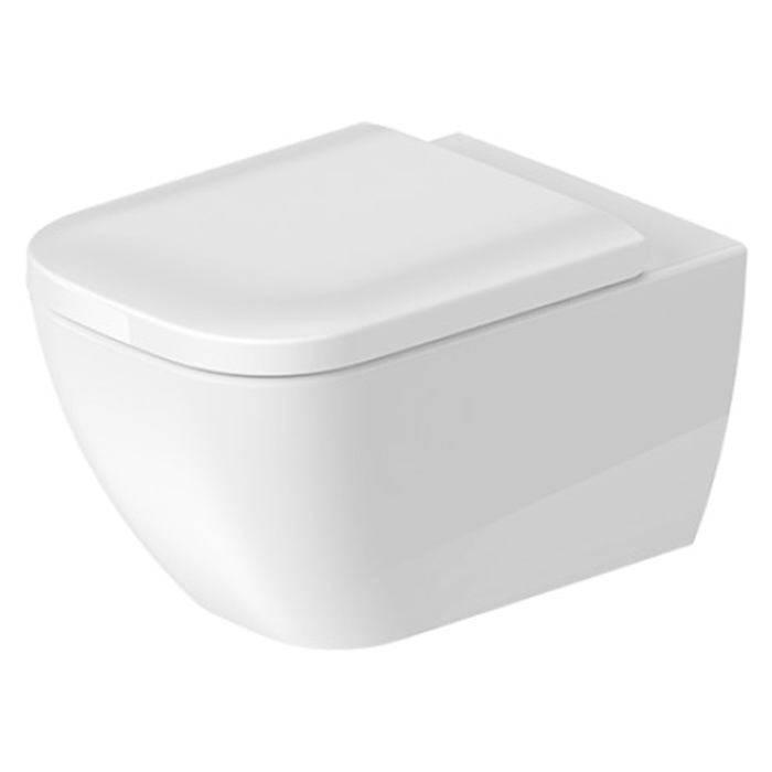 Duravit Happy D.2 Унитаз 54х36.5см., подвесной, безободковый, с сиденьем, с креплением, цвет: белый