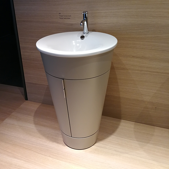 Duravit Starck 1 Тумба напольная 60x56xh82.5см, с раковиной, цвет: taupe satin matt