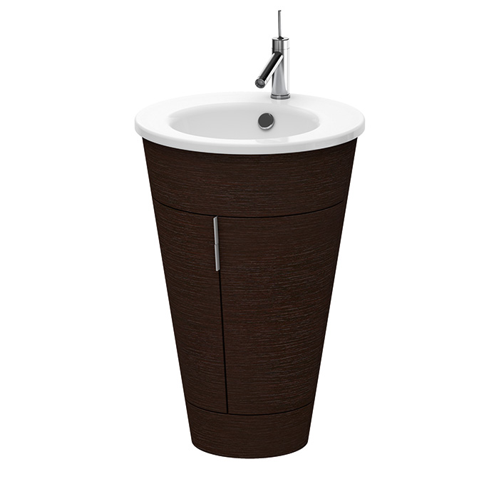 Duravit Starck 1 Тумба напольная 60x56xh82.5см, с раковиной, цвет: макассар