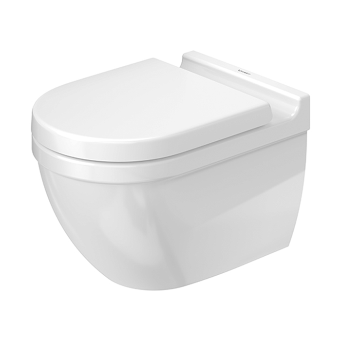 Duravit Starck 3 Унитаз 54х36см, подвесной, покрытие WondweGliss, с креплением Durafix, цвет: белый