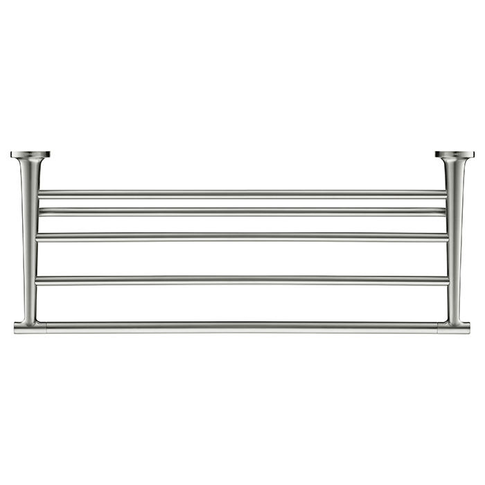 Duravit Starck T Полочка для полотенец 61x23.2см, подвесная, цвет: Stainless steel Brushed