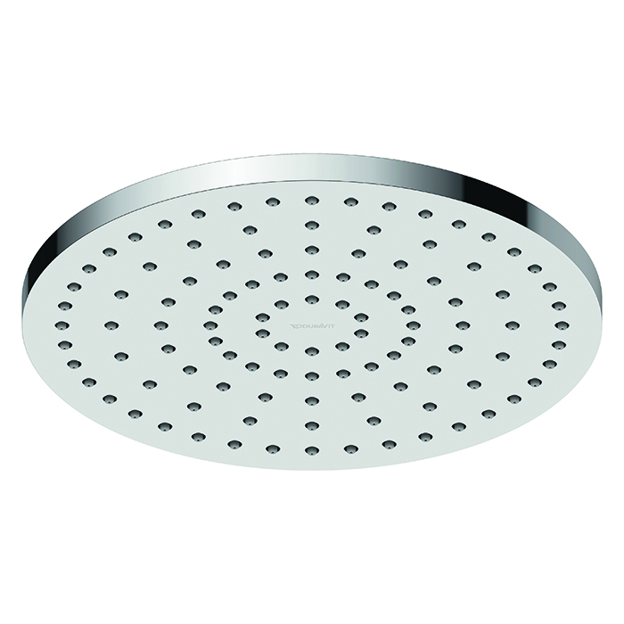 Duravit Верхний душ 250, Материал: пластик, соединительная резьба 1/2“, Монтаж: потолок или стена, цвет: хром