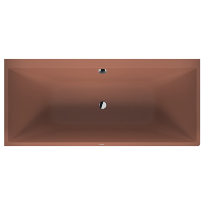 Duravit Vitrium Ванна встраиваемая 180x80см, Sx, с ножками, с2 наклонами для спины, прямоугольная, цвет: матовая корица